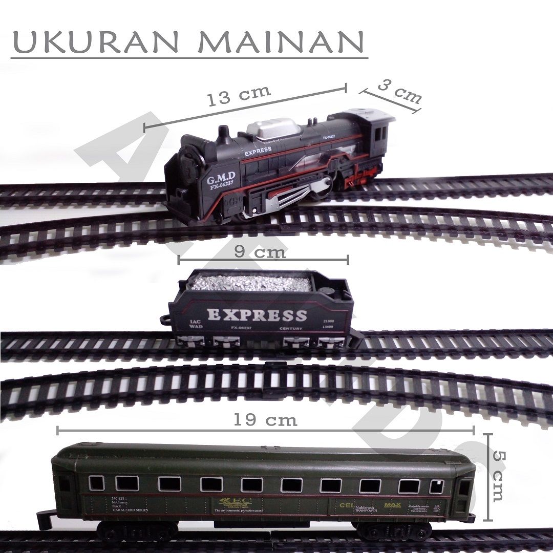 Mainan Anak Kereta Api Elektrik Rail King Train Track Murah Original - 8239-2 - 2