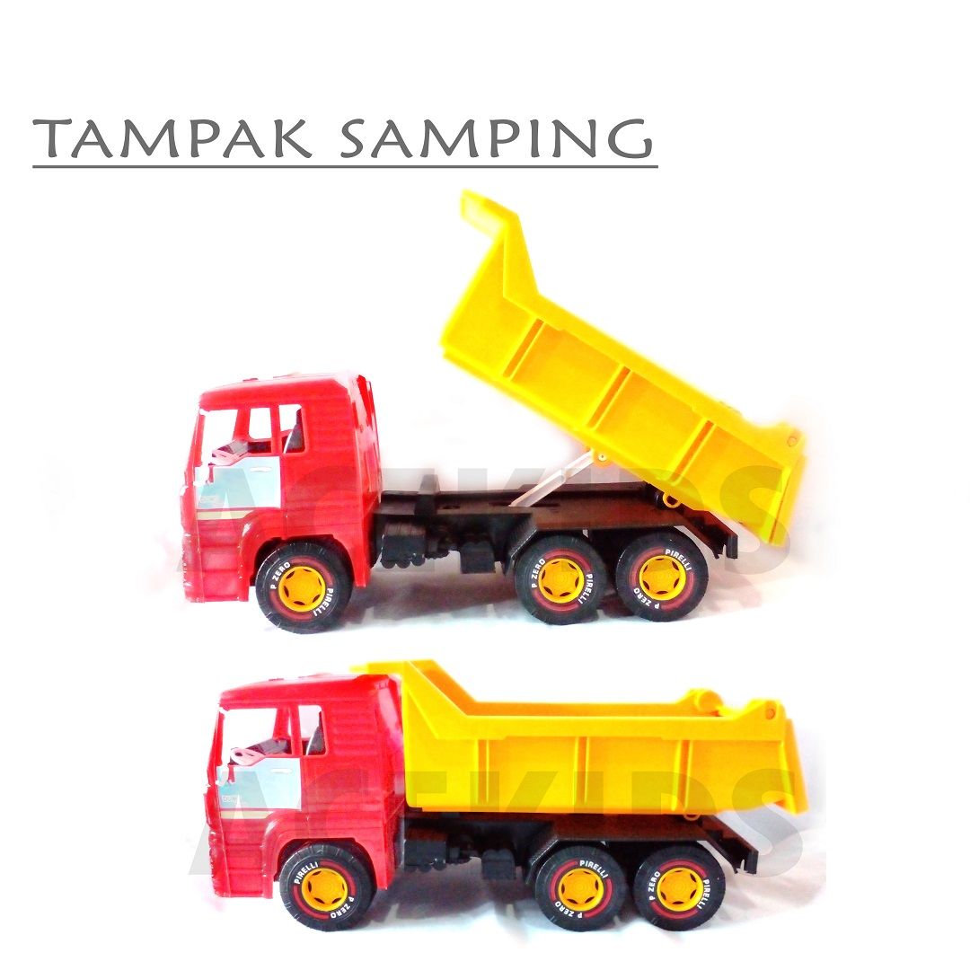 Mainan Truk Pasir Besar Dump Truck Murah Original - OCT-6001 - 5