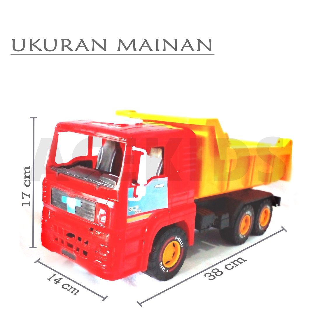 Mainan Truk Pasir Besar Dump Truck Murah Original - OCT-6001 - 2