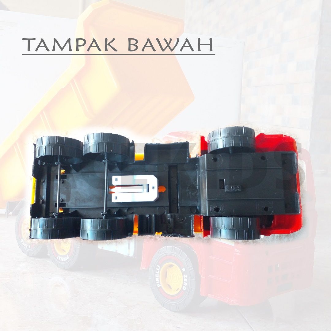 Mainan Truk Pasir Besar Dump Truck Murah Original - OCT-6001 - 3