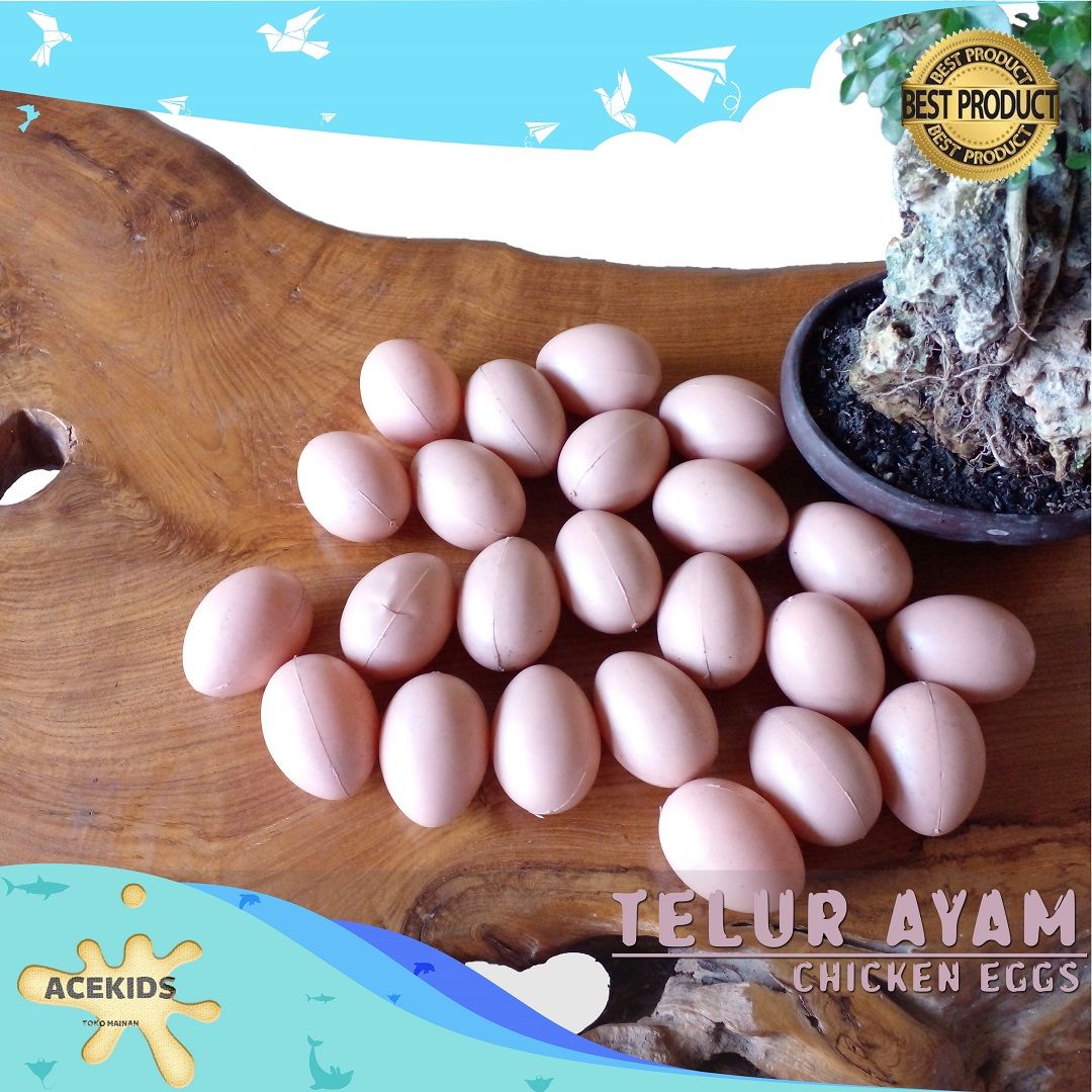 Acekids Mainan Telur Ayam Jala Isi 23 Butir Murah - 0 - 1