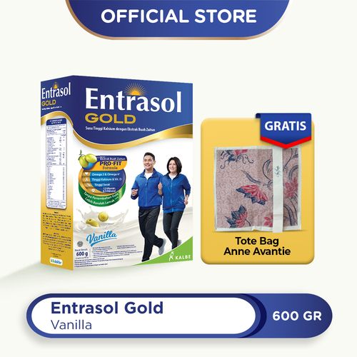 Buy 1 Entrasol Gold Vanilla 600 g Free Tote bag Anne Avantie - 1