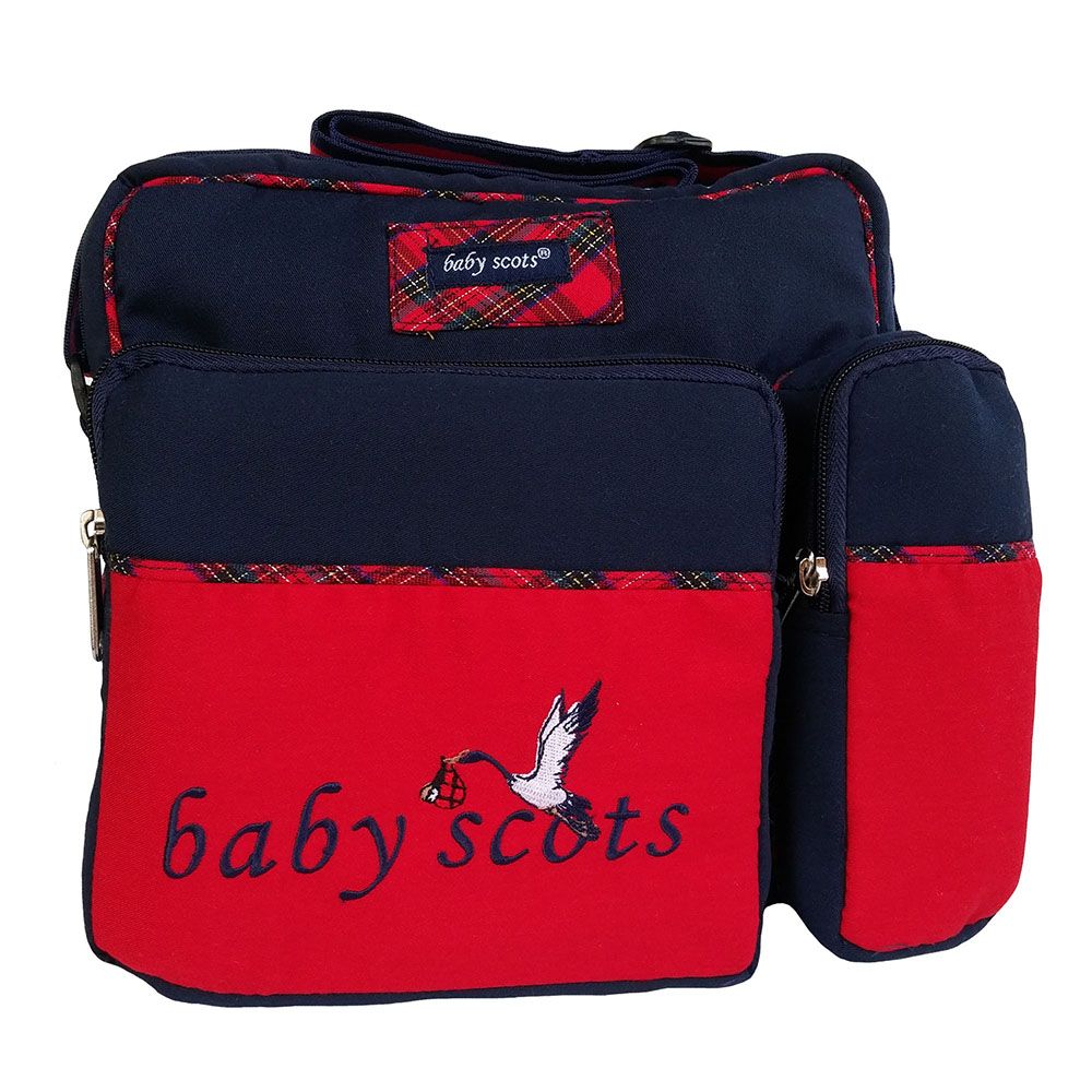 Baby Scots Tas Bordir Kecil Scots embroidery Medium Bag Ukuran Sedang Merah - 2