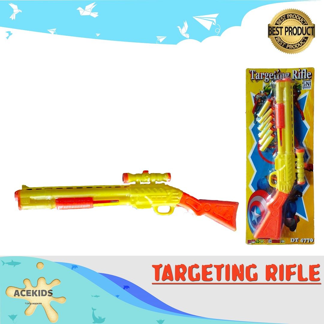 Acekids Mainan Anak Tembak-Tembakan Pistol Mainan Targeting Rifle Murah Original - DT4770 - 1