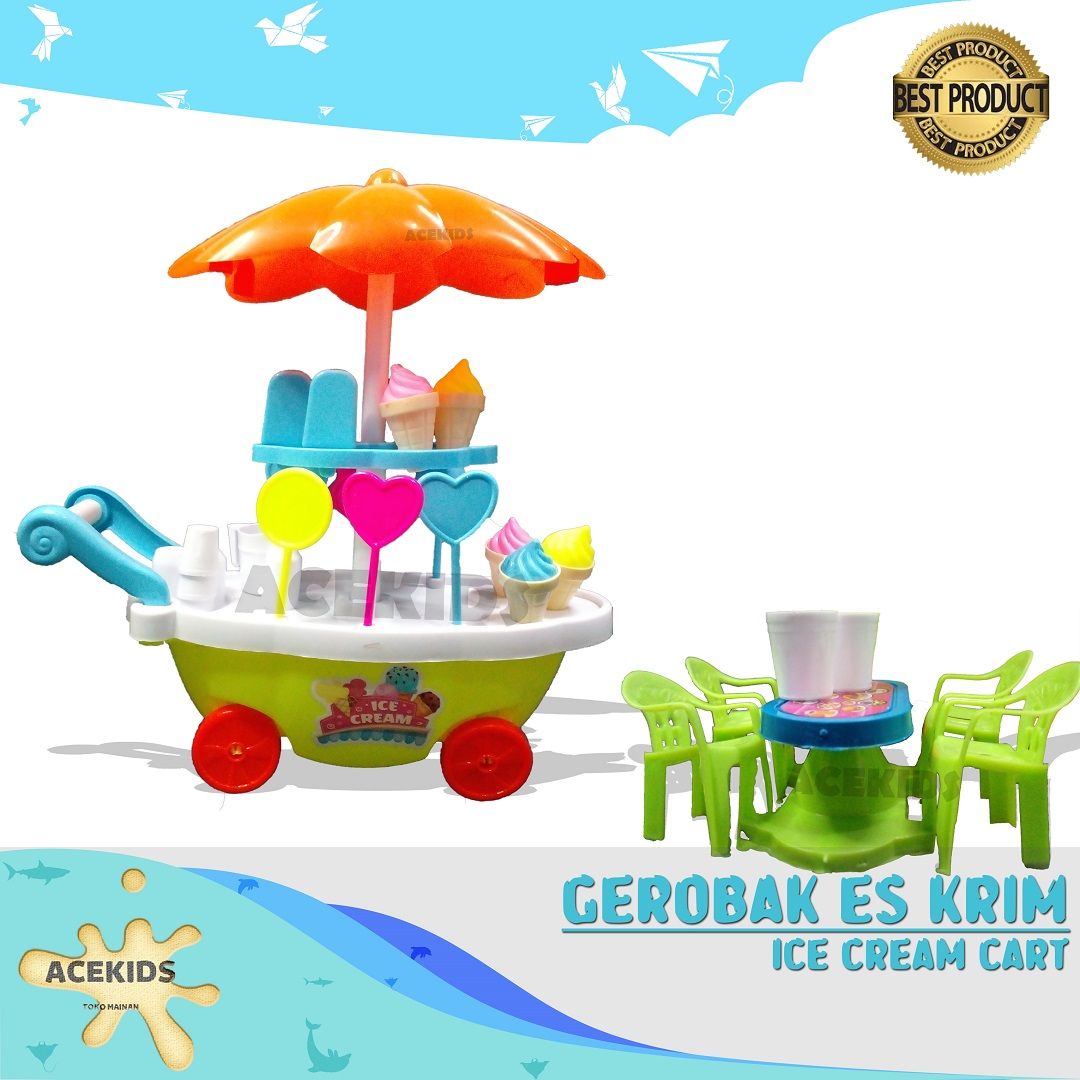 Acekids Mainan Edukasi Anak Gerobak Ice Cream - FI506 - 1