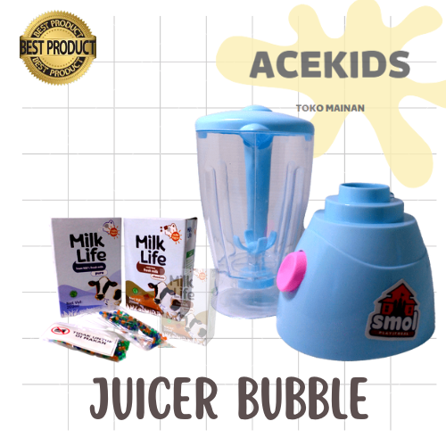 B/O Mainan Anak Blender Juicer Bubble Murah Original - RKC10003-2 - 1