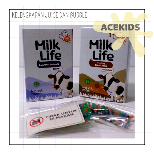 B/O Mainan Anak Blender Juicer Bubble Murah Original - RKC10003-2 - 3