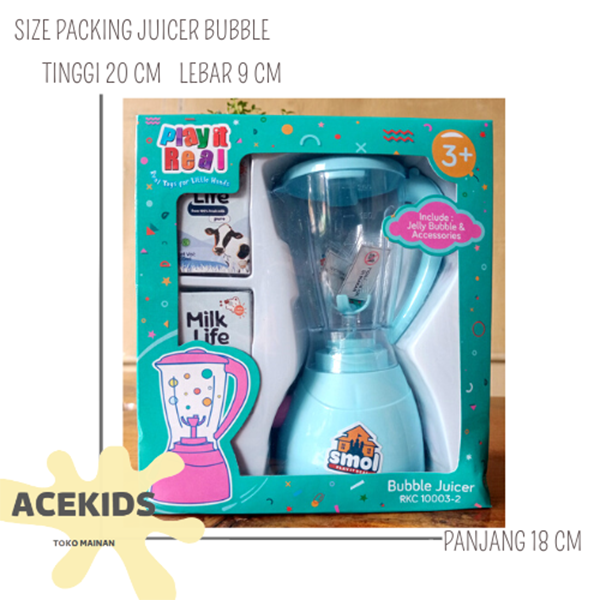 B/O Mainan Anak Blender Juicer Bubble Murah Original - RKC10003-2 - 4
