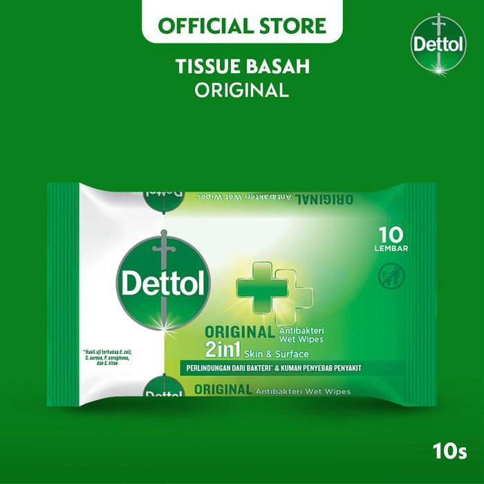 Free Dettol Wipes Original 10s - 1