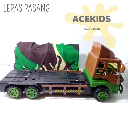 Mobil Truck Tentara Mobil Mainan Anak-Anak Murah - BP8023 - 4