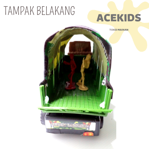 Mobil Truck Tentara Mobil Mainan Anak-Anak Murah - BP8023 - 3