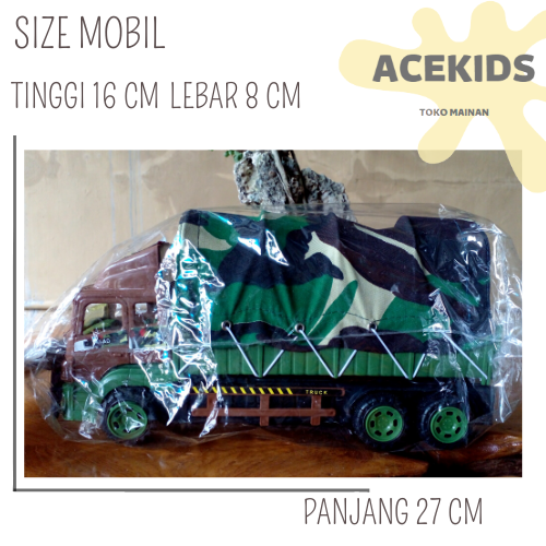 Mobil Truck Tentara Mobil Mainan Anak-Anak Murah - BP8023 - 5