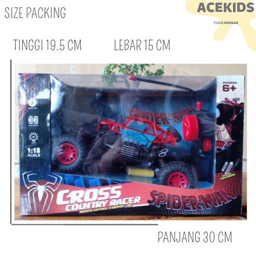Mainan Mobil Anak RC Cross Spider Murah Original - RC9950 - 5