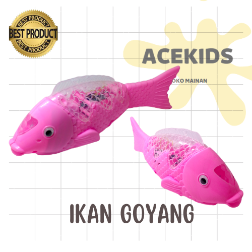 Acekids Mainan Anak-anak Ikan Goyang Berlampu Murah Original - LT37 - 4