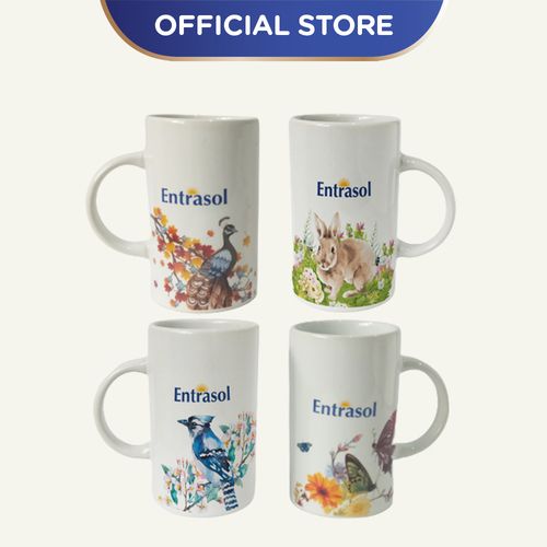 Buy 1 Entrasol Platinum Vanilla 400g Free Animal Colorful Series Mug - 2