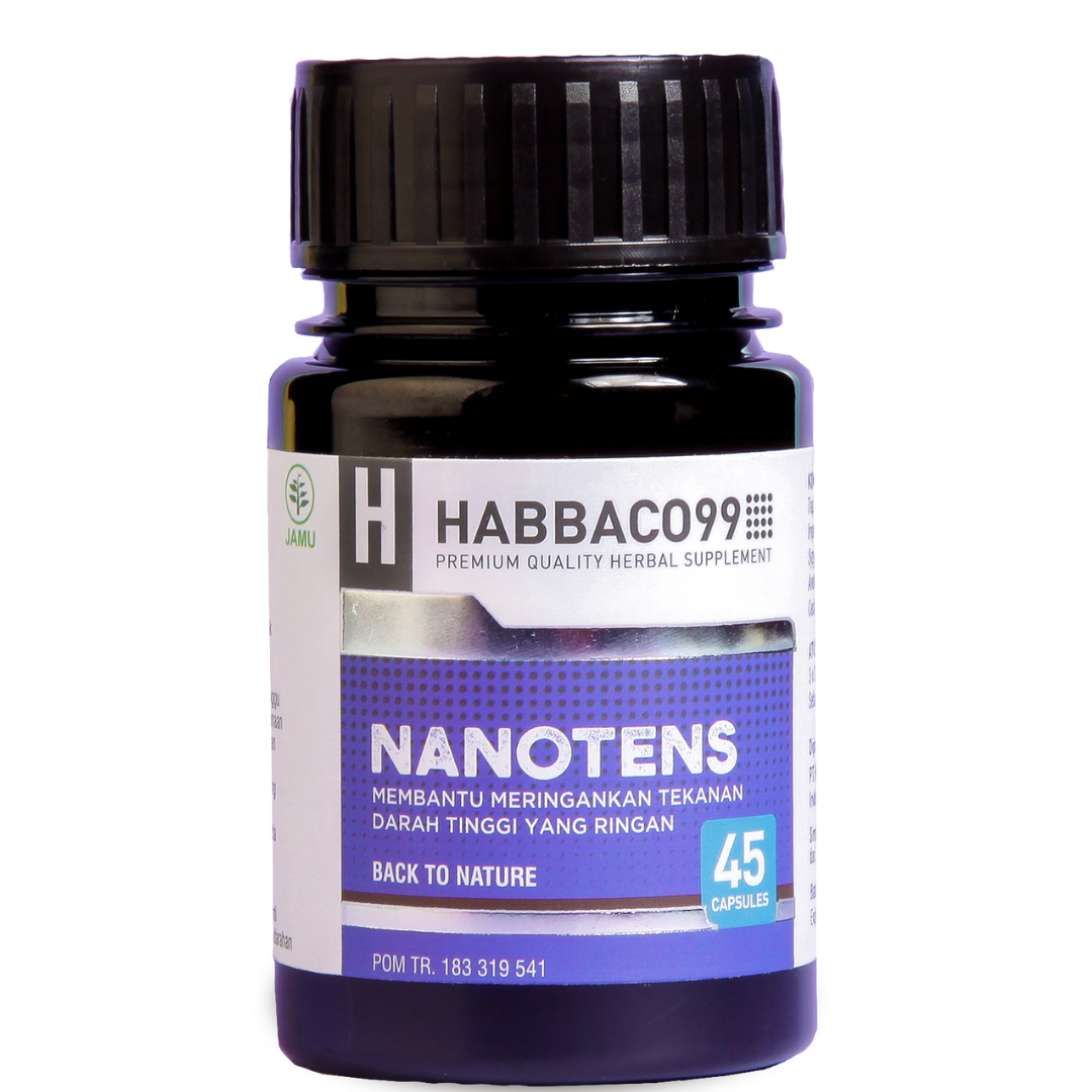 Habbaco99 NanoTens 45 Kapsul / Obat Hipertensi Herbal / Darah Tinggi - 2