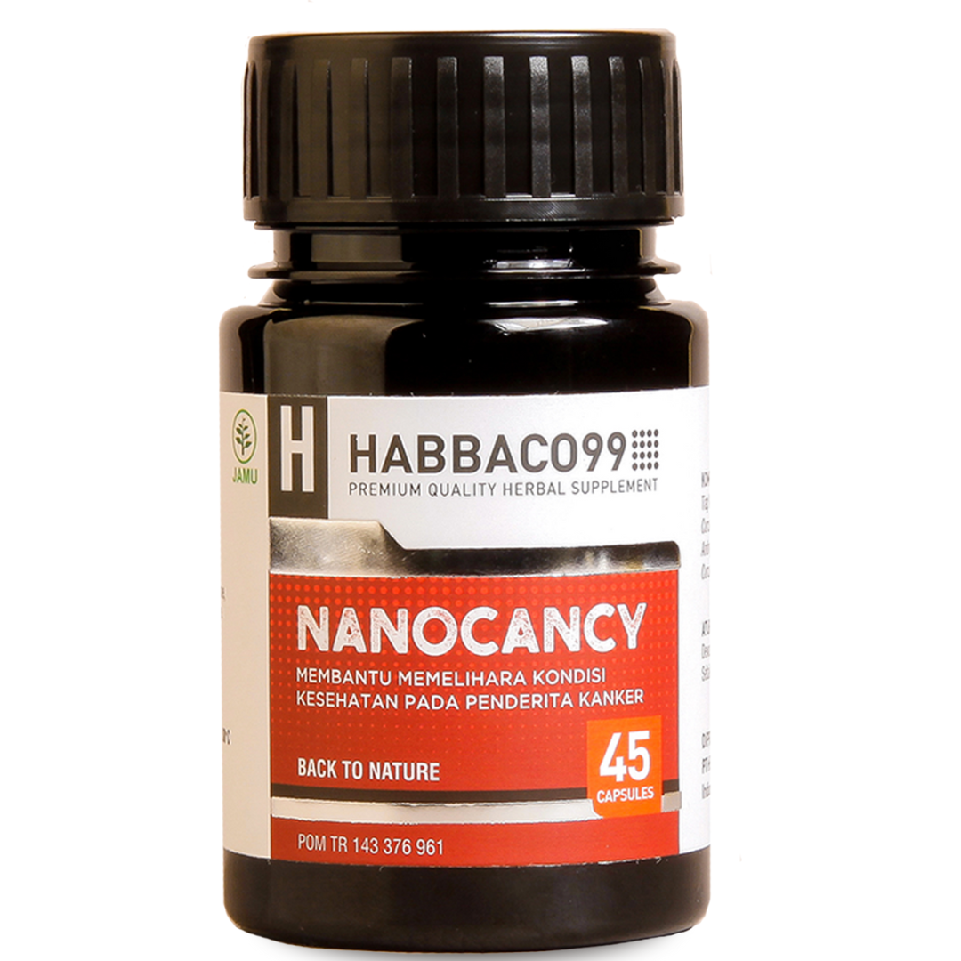 Habbaco99 NanoCancy 45 Kapsul / Obat Kanker Herbal / Obat Tumor Herbal - 1