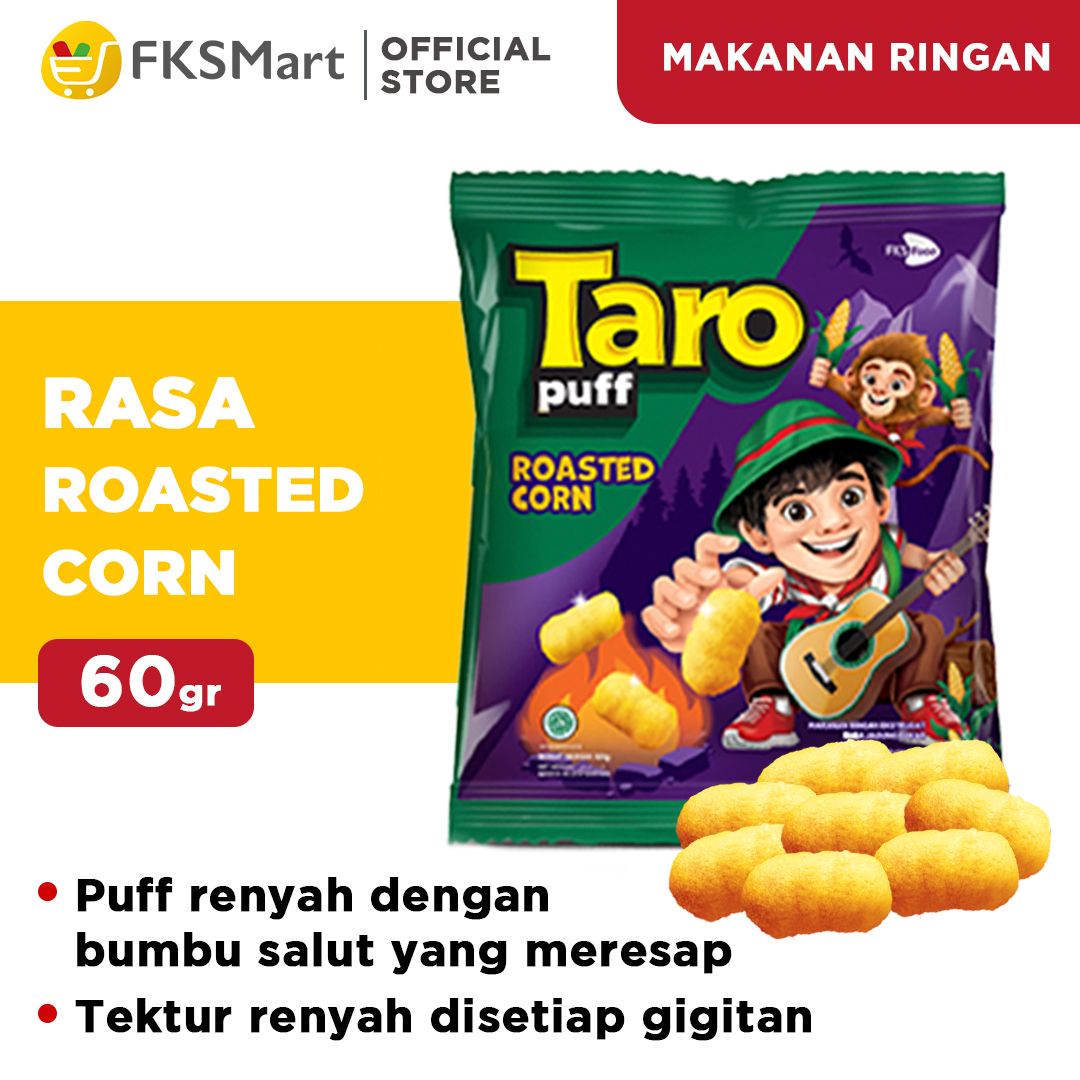 Taro Puff Roasted Corn 60 gr - 1