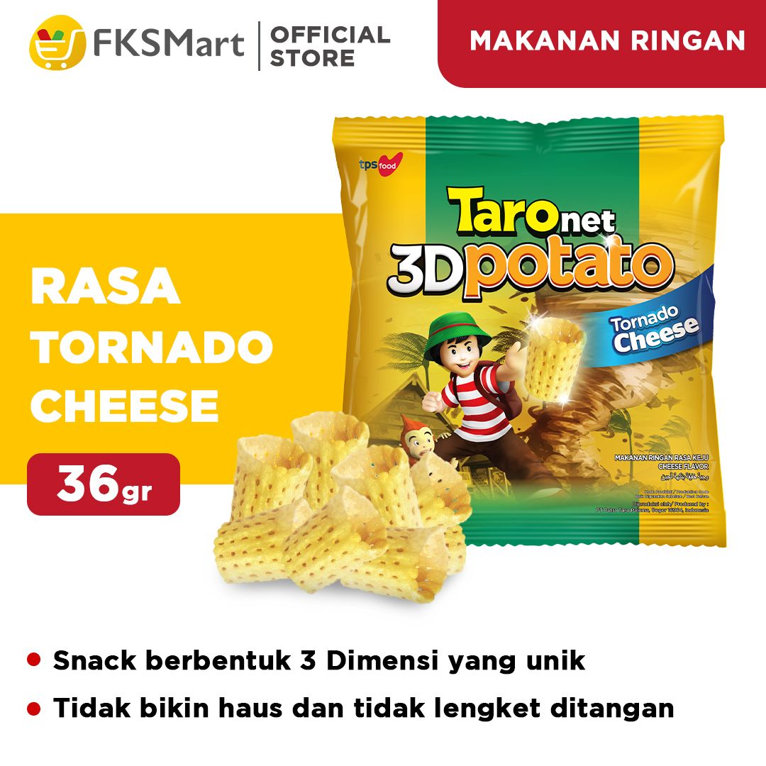 Taro Net 3D Potato Tornado Cheese Medium Pack - 1