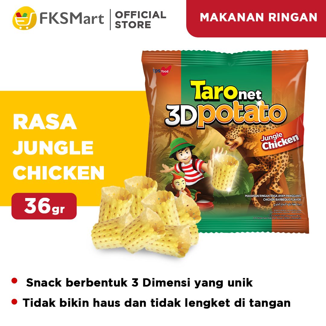 Taro Net 3D Potato Jungle Chicken Medium Pack - 1
