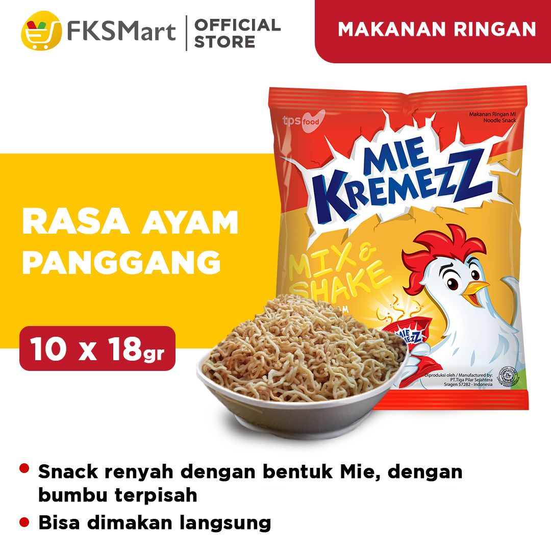 Mie Kremezz "Krezz" Ayam Panggang 10 pcs - 1