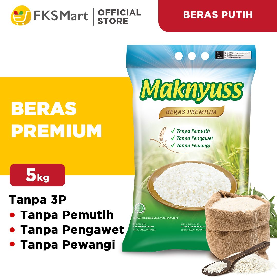 Maknyuss Beras Premium 5 Kg - 1