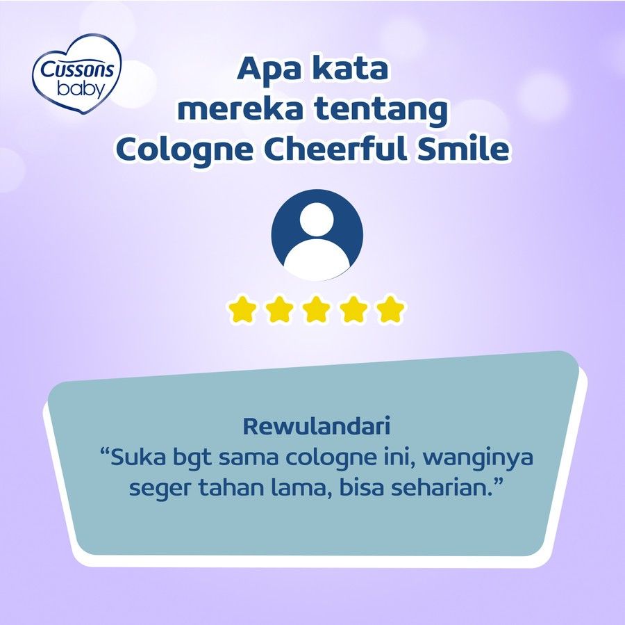 Beli 2 Gratis 1 - Cussons Baby Cologne Cheerful Smile 100ml - 5