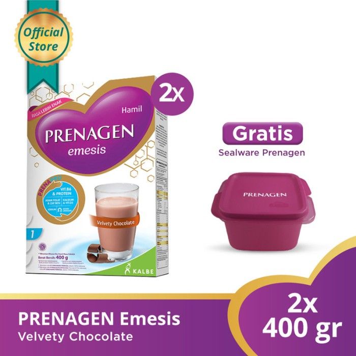 Buy 2 PRENAGEN emesis Velvety Chocolate 400gr - 1
