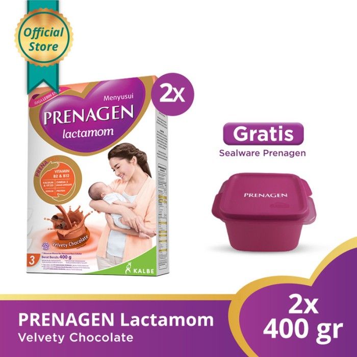 Buy 2 PRENAGEN lactamom Velvety Chocolate 400gr - 1