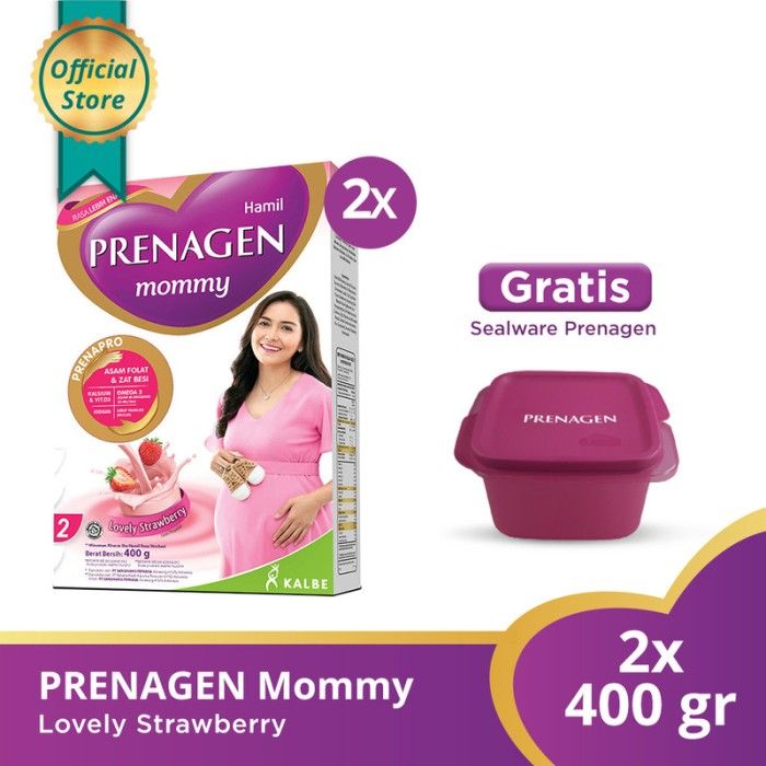 Buy 2 PRENAGEN mommy Lovely Strawberry 400gr - 1