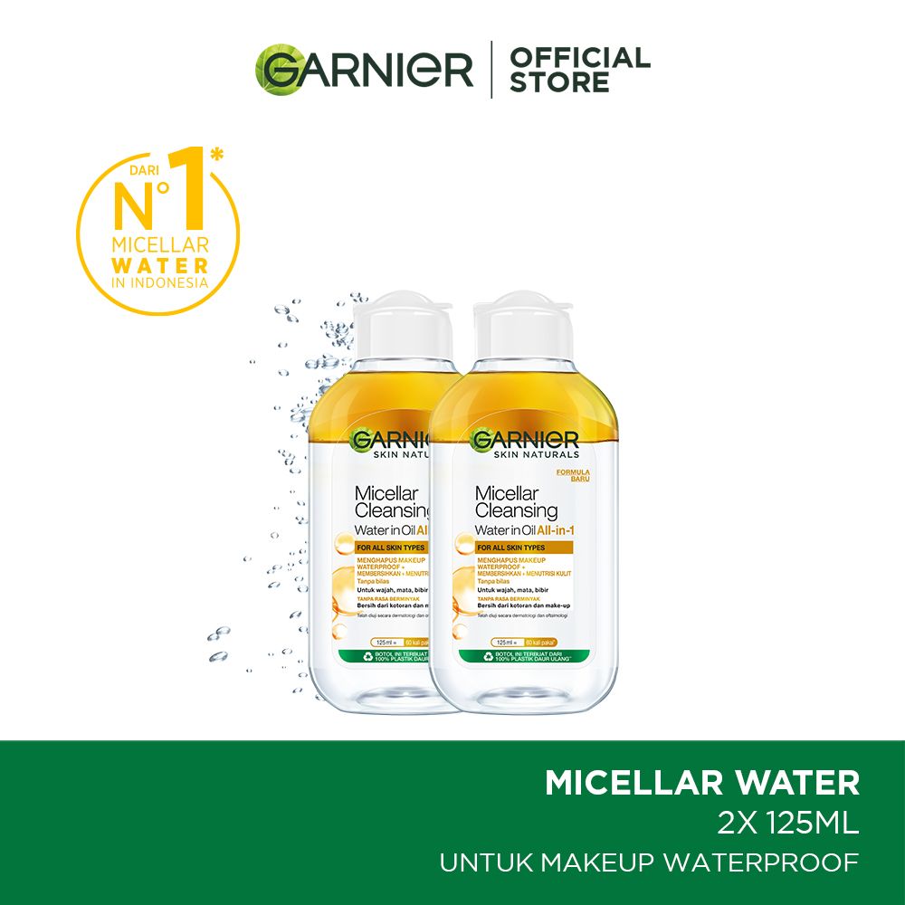 Garnier Micellar Water Biphase 125ml Twinpack - 1