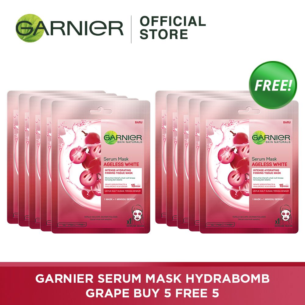 Garnier Serum Mask Hydrabomb Grape Buy 5 Free 5 - 1