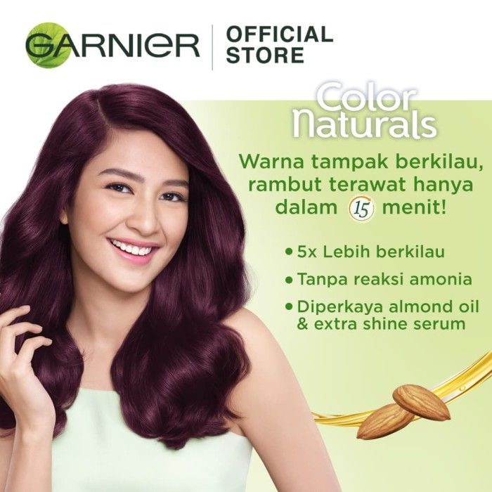 Garnier Color Natural Express Cream Coklat Sachet pack of 3 - 2