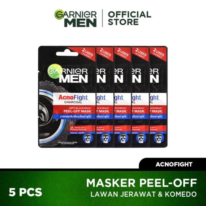 Garnier Men Acno Fight Peel Off Mask Pack of 3 - 4