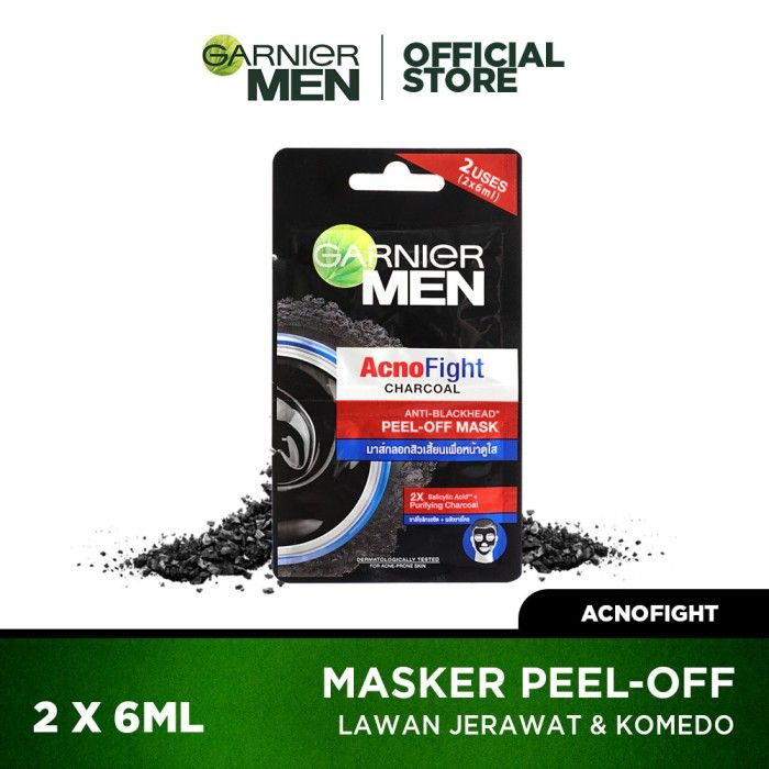 Garnier Men Acno Fight Peel Off Mask Pack of 3 - 2