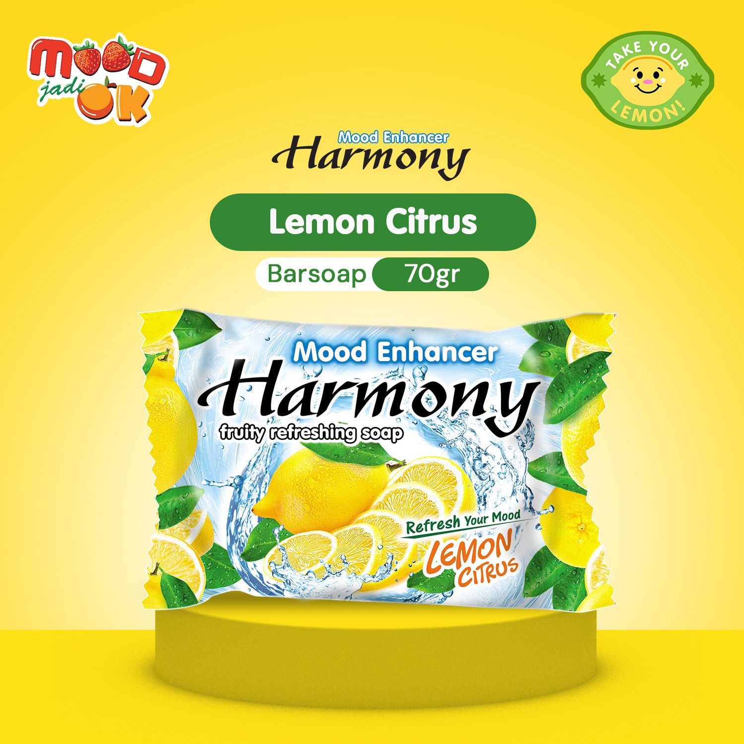 HARMONY Sabun Buah Lemon 70g - 1