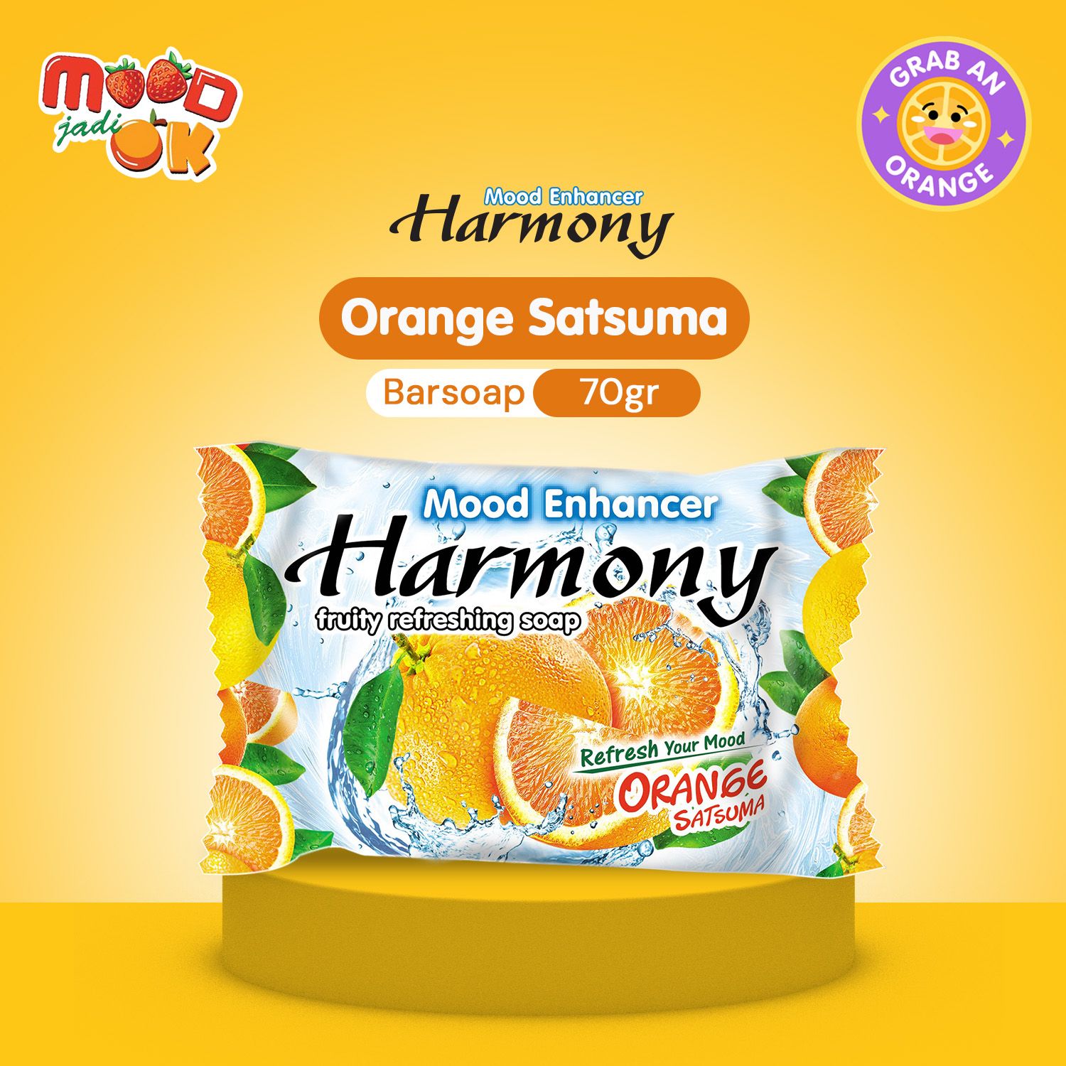 HARMONY Sabun Buah Orange 70g - 1
