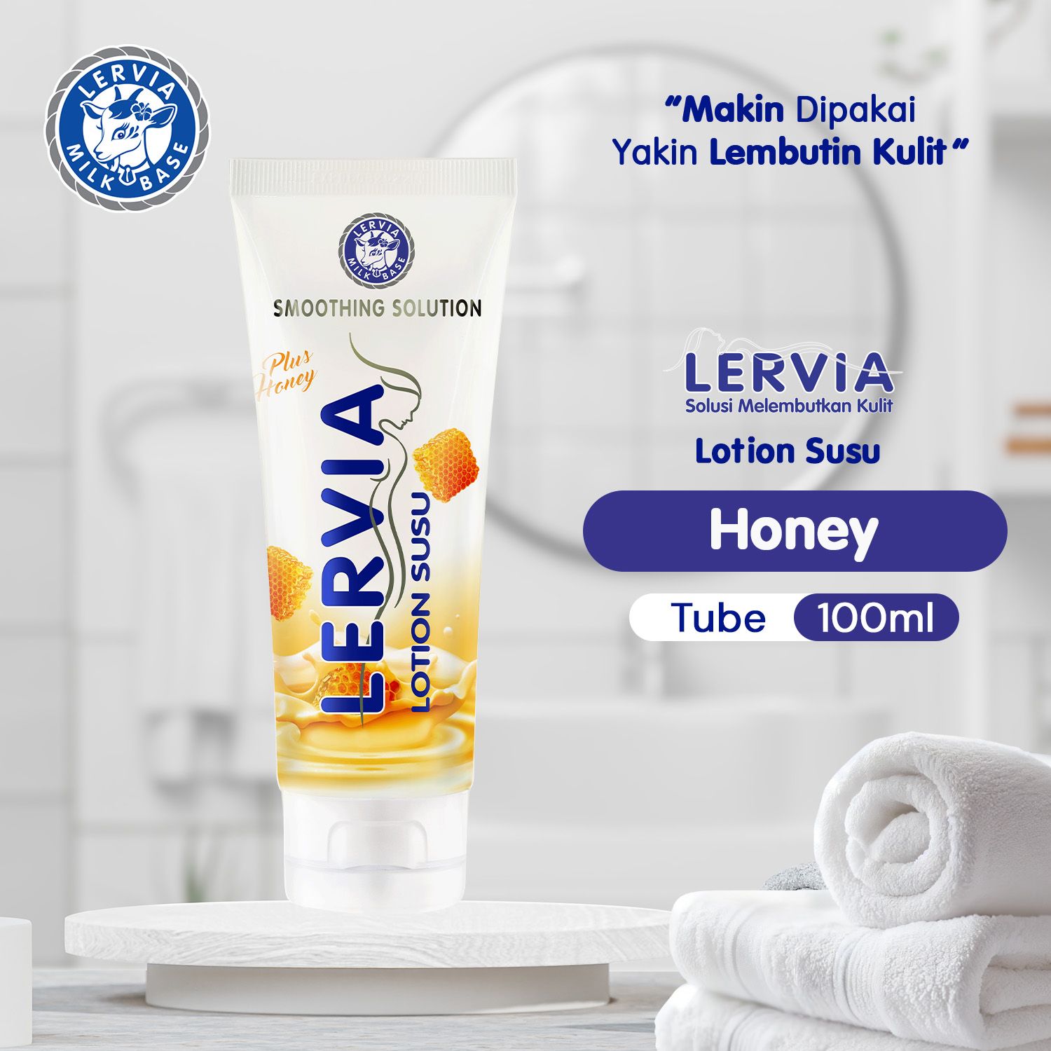 LERVIA Lotion Susu Plus Honey 100ml tube - 1