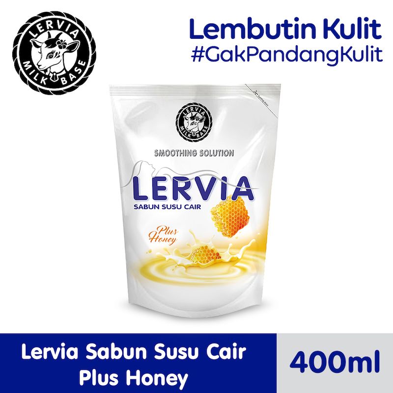 (Free Gift) LERVIA Sabun Susu Cair 400mL Mix Variants Value Pack Free Masker - 2