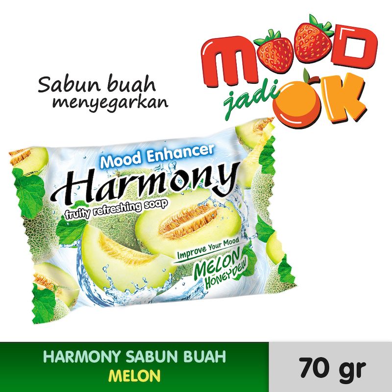 HARMONY Sabun Buah Melon 70g (12pcs) - 2