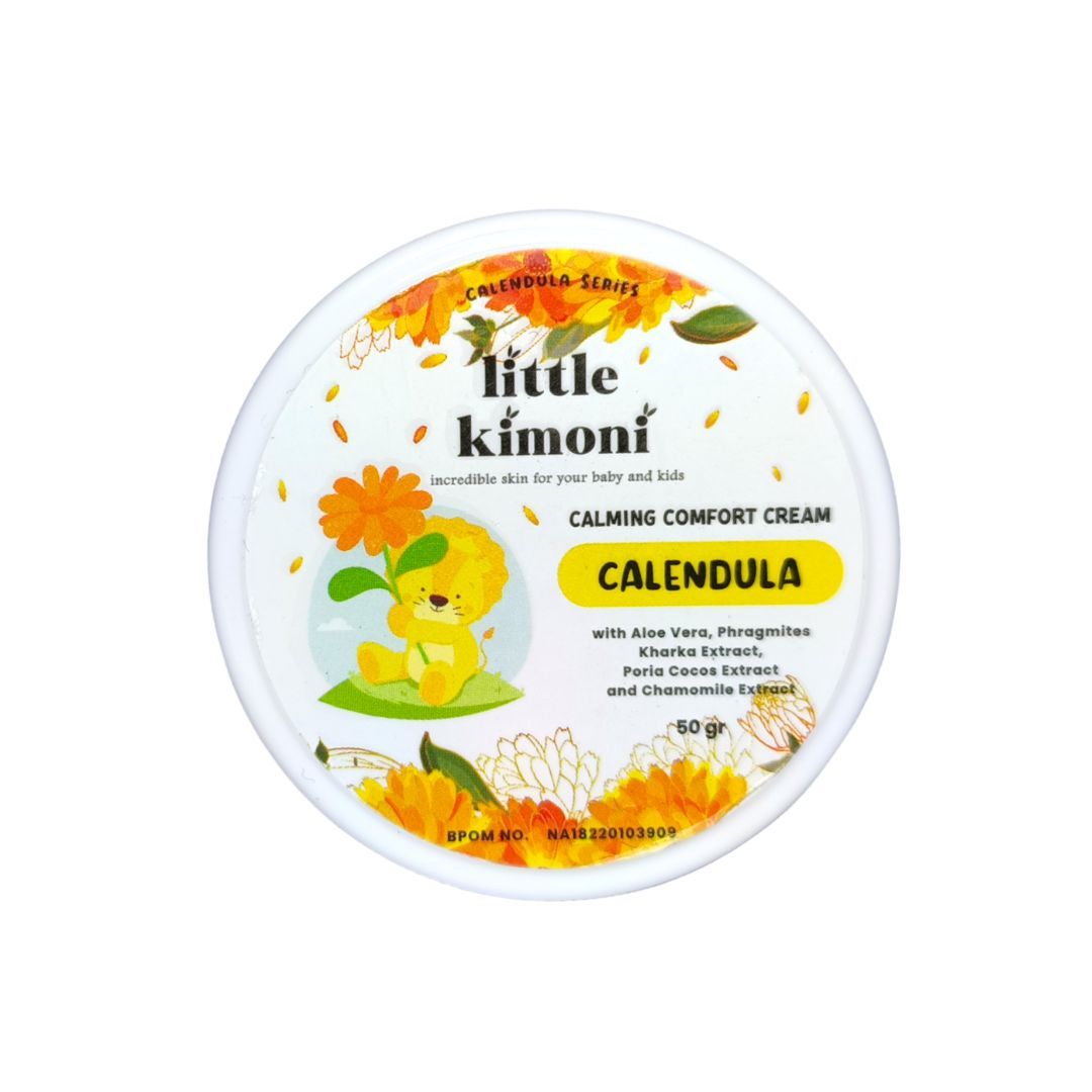 Calendula Bundle Pack Body Wash Shampoo Hair Lotion and Calming Cream - 3