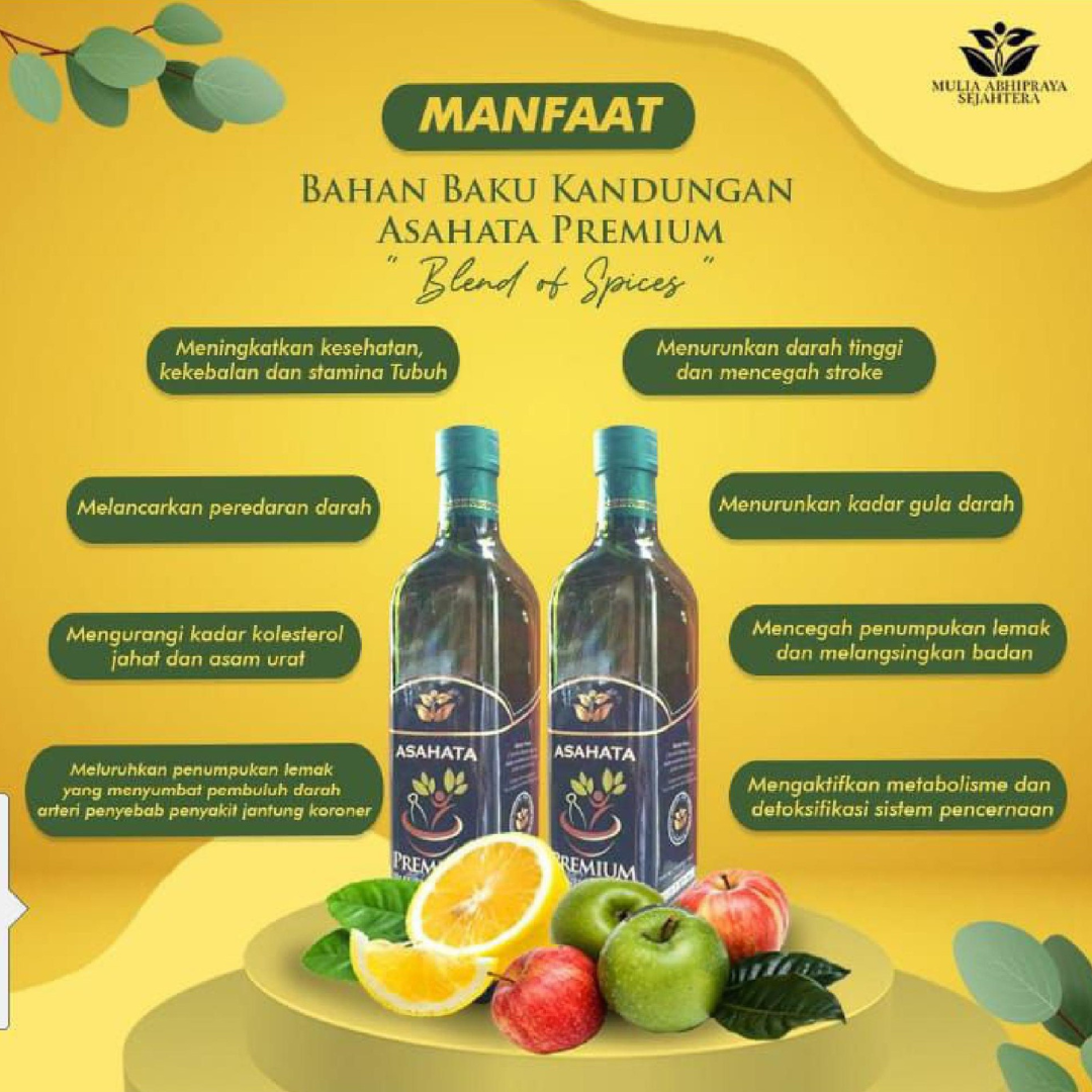 Sirup Asahata Premium Minuman Herbal Ramuan Tradisional Berkhasiat Tinggi Terbaik Alami - 3