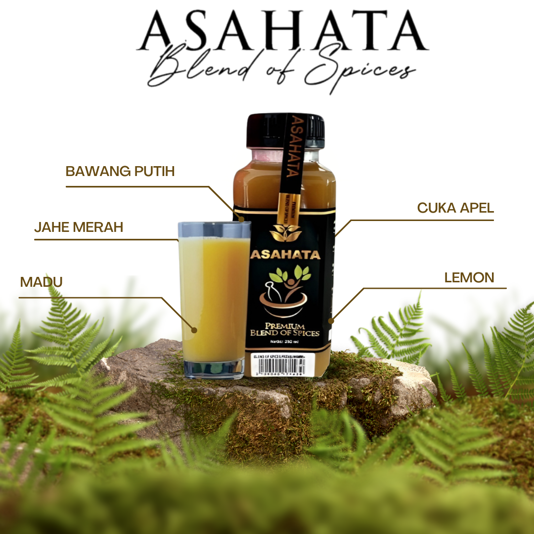 Herbal Asahata Jus Bawang Putih Tunggal Ramuan Berkhasiat Alami Terbaik - 1