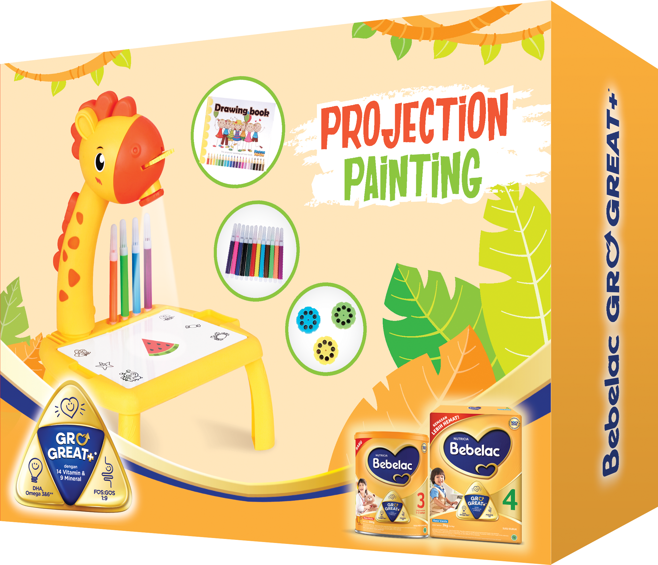 Free Bebelac Projection Painting - 1