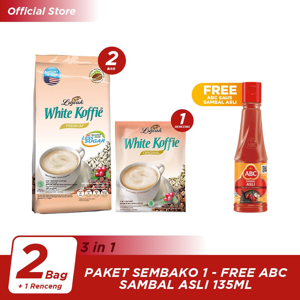 Paket Sembako 1 - Free ABC Sambal Asli 135ml - 1
