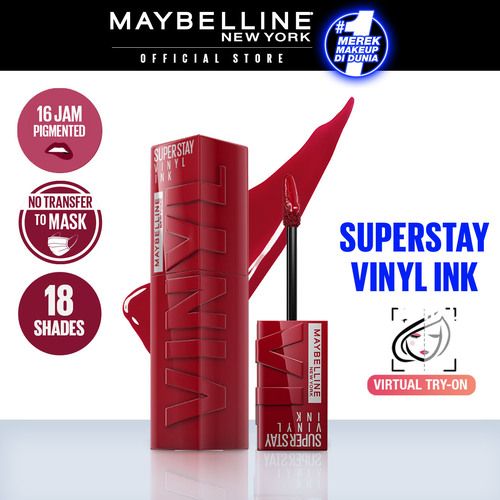 Maybelline Superstay Vinyl Ink - Peachy + Lippy - 3