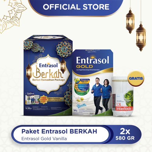 Paket Berkah Ramadan Entrasol Gold Vanilla 580G - 1