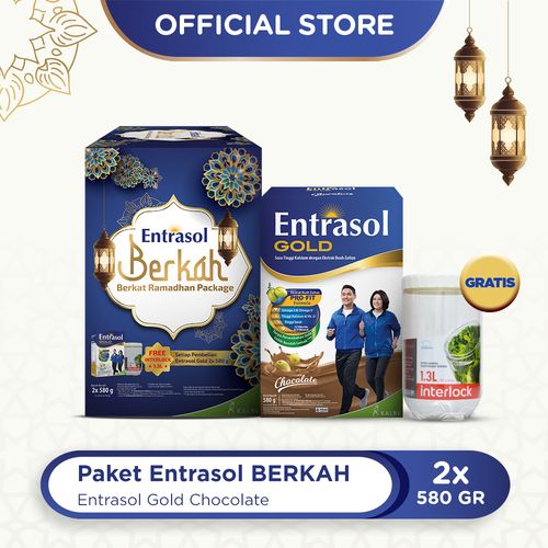Paket Berkah Ramadan Entrasol Gold Chocolate 580G - 1