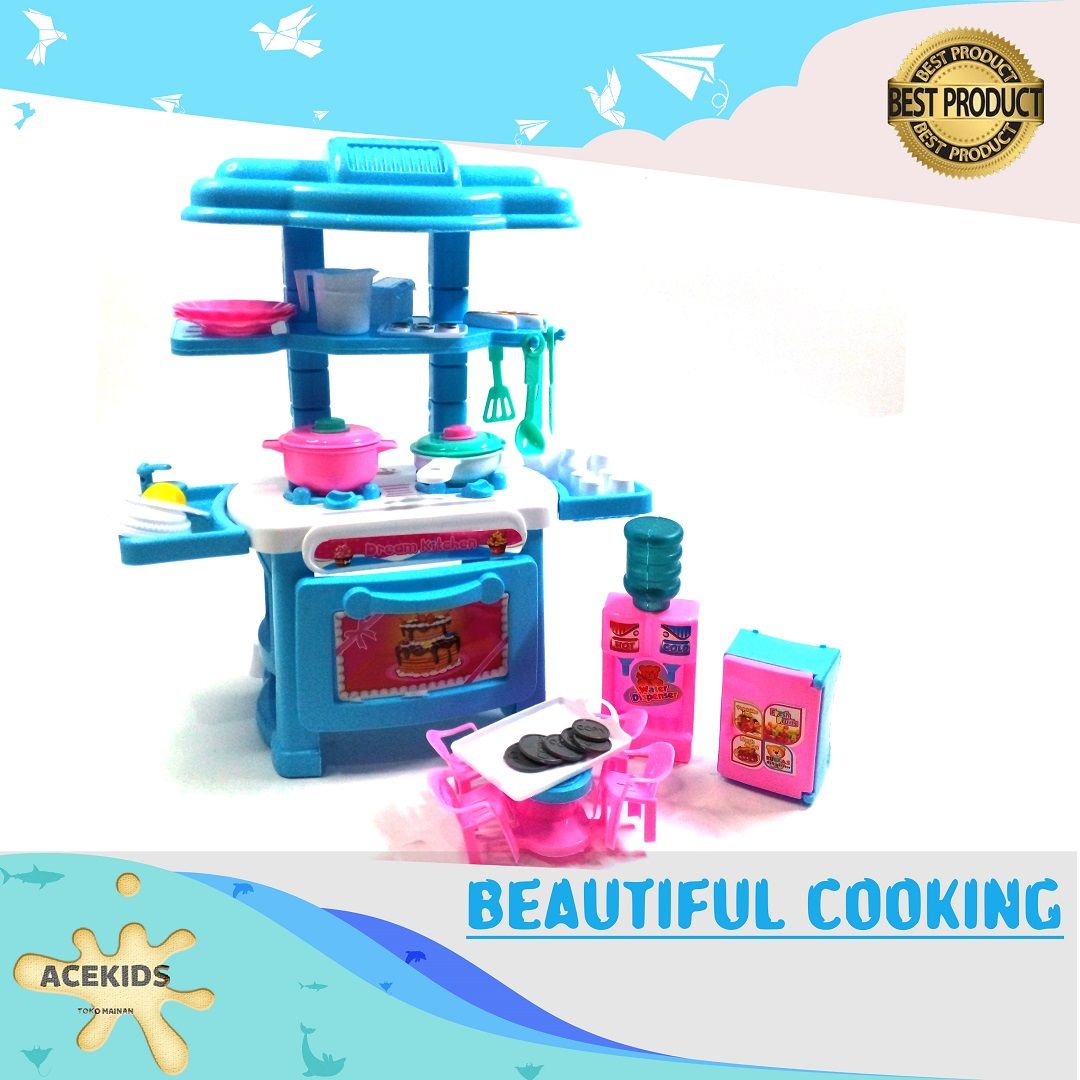 Acekids Mainan Anak 1 Set Alat Masak Cooking Beautiful Murah Original - FK105 - 1