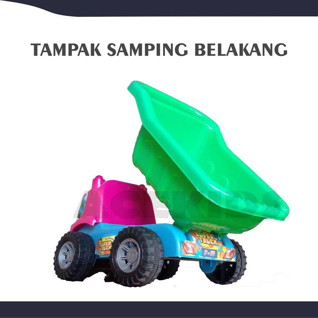 Acekids Mainan Pantai Truk Pasir atau Dump Truck Murah Original- P-03 - 3